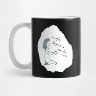 Wisdom Begins In Wonder Mug